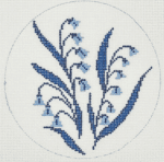 Mopsey Designs - Blue Bonnets Ornament